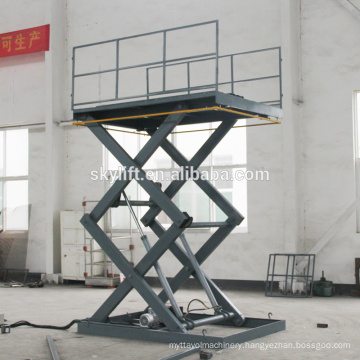 electric powered small platform scissor lift